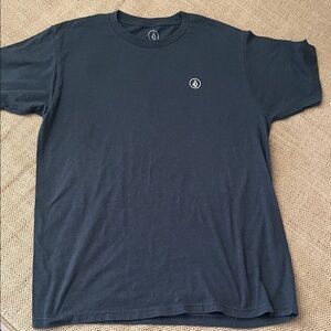 Volcom Men's Dark Blue Short Sleeve Tee